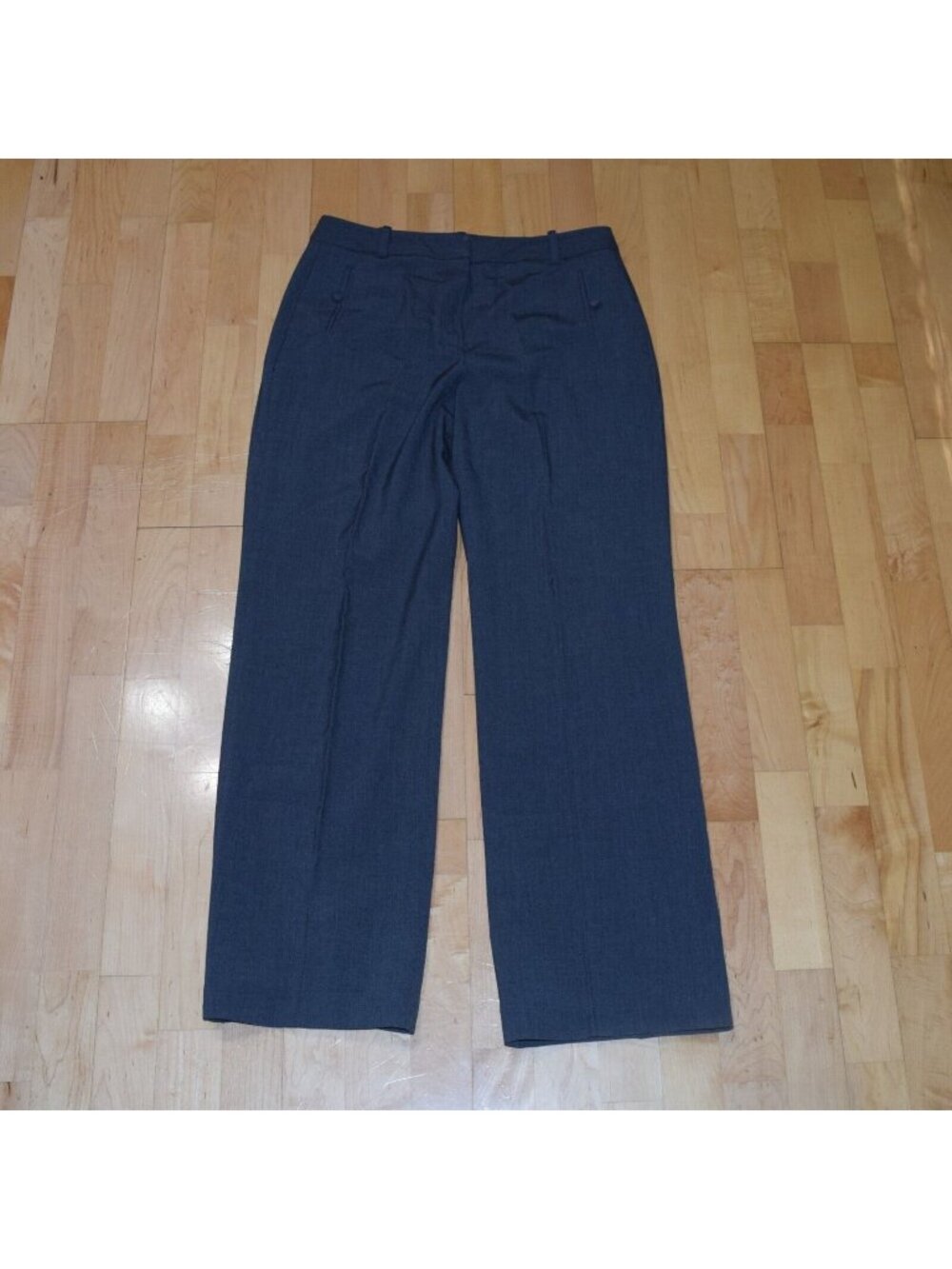 Larry Levine Stretch Women's Sz 8 Gray Dress Pants